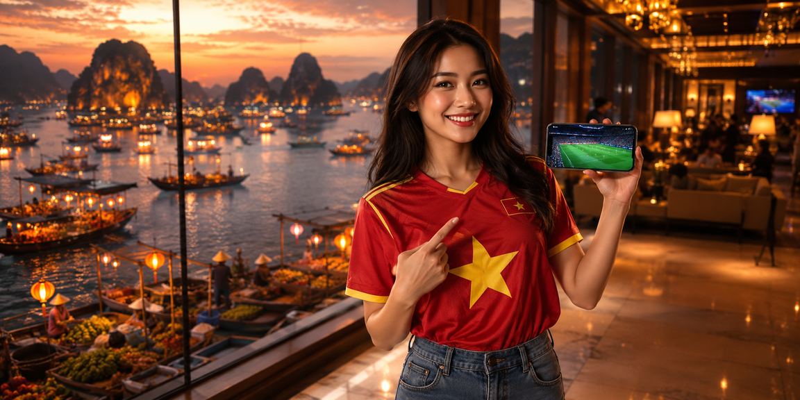 Hạ Long với không khí bóng đá cuối tuần trên nền tảng giải trí mobile